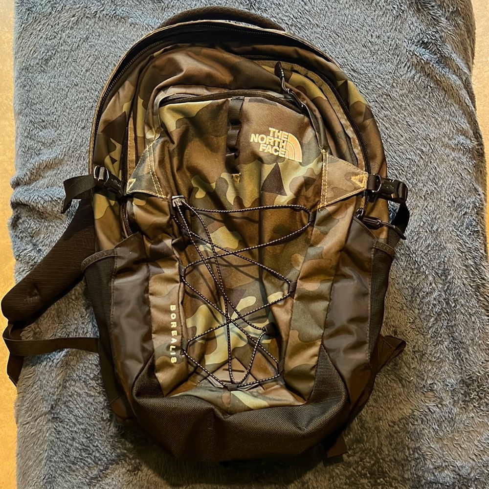 North Face Borealis Camo backpack